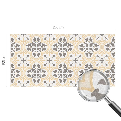 Frosted window film with stained glass pattern Plant patterns