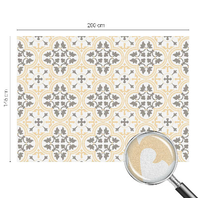 Frosted window film with stained glass pattern Plant patterns