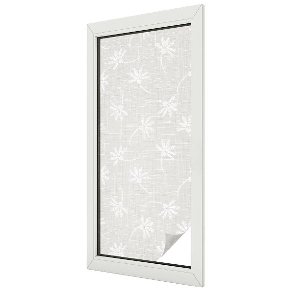 Patterned window film stained glass Floral patterns