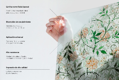 Patterned window film stained glass Floral patterns