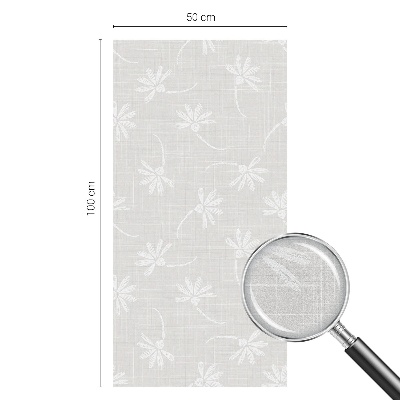 Patterned window film stained glass Floral patterns