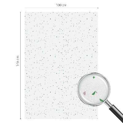 Decorative window film stained glass design Scattered elements