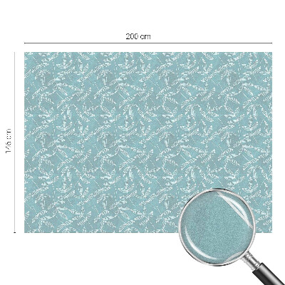 Privacy window film stained glass effect Leafy elegance