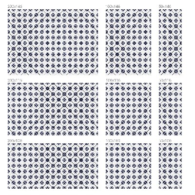 Frosted window film with stained glass pattern Plant motif