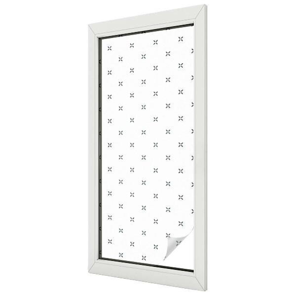 Decorative window film stained glass design Geometric crosses