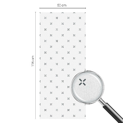 Decorative window film stained glass design Geometric crosses