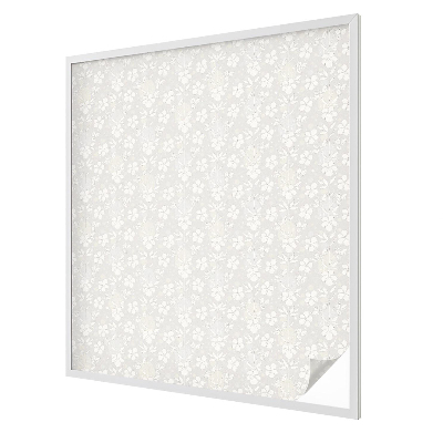 Coloured glass film for windows Subtle flowers