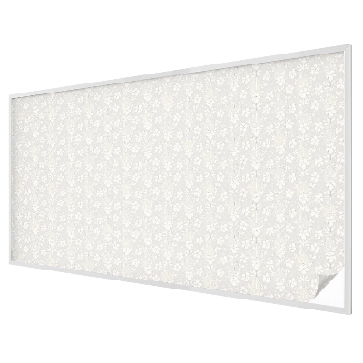 Coloured glass film for windows Subtle flowers