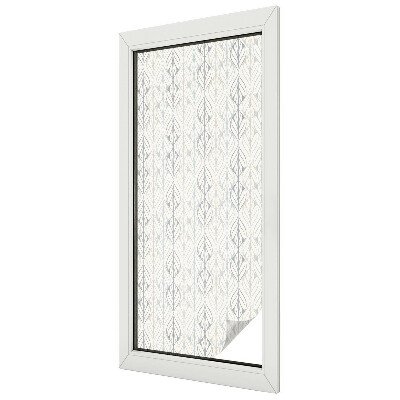 Patterned window film stained glass Leafy pattern