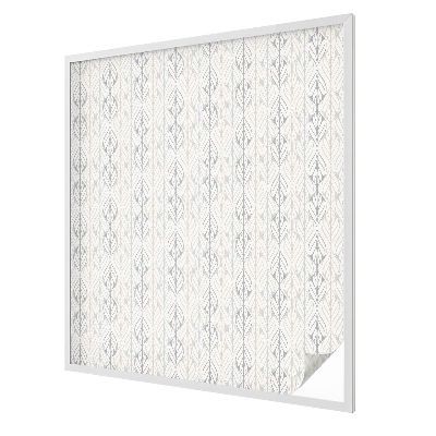 Patterned window film stained glass Leafy pattern