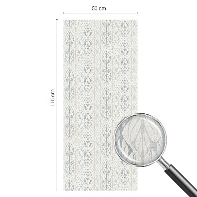 Patterned window film stained glass Leafy pattern