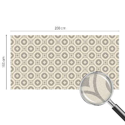 Privacy window film stained glass effect Geometric patterns