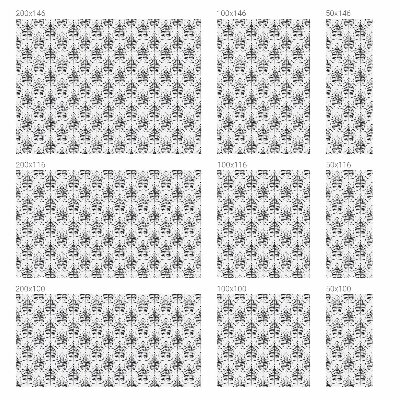 Coloured glass film for windows Leafy elegance