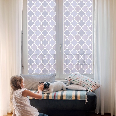 Patterned window film stained glass Geometric patterns