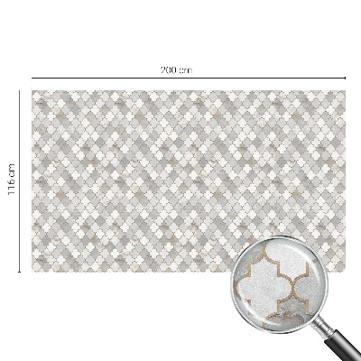 Decorative window film stained glass design Geometric mosaic