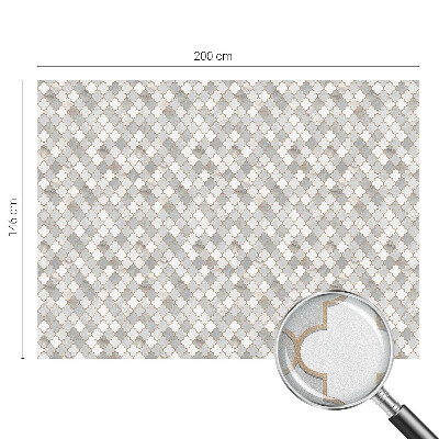 Decorative window film stained glass design Geometric mosaic