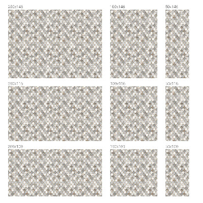 Decorative window film stained glass design Geometric mosaic