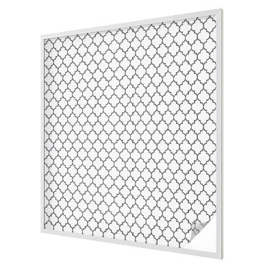 Privacy window film stained glass effect Geometric pattern