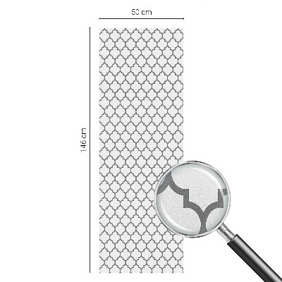 Privacy window film stained glass effect Geometric pattern