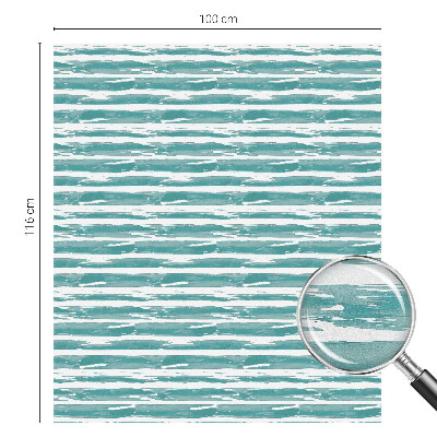 Decorative window film stained glass design Green stripes