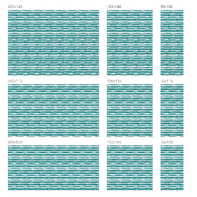 Decorative window film stained glass design Green stripes