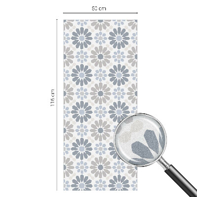 Patterned window film stained glass Floral mosaic