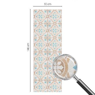 Coloured glass film for windows Rustic tiles