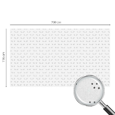 Privacy window film stained glass effect Dot pattern