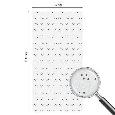 Privacy window film stained glass effect Dot pattern