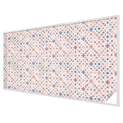 Frosted window film with stained glass pattern Colorful patterns