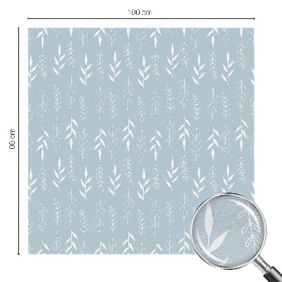 Patterned window film stained glass Plant pattern