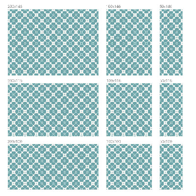 Privacy window film stained glass effect Floral symmetry