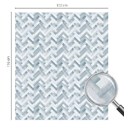 Decorative window film stained glass design Geometric pattern