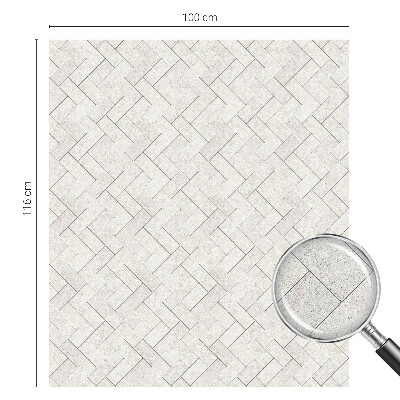 Patterned window film stained glass Herringbone motif