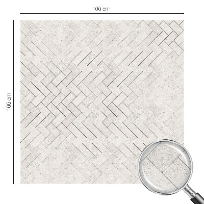 Patterned window film stained glass Herringbone motif