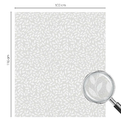 Patterned window film stained glass Leafy pattern