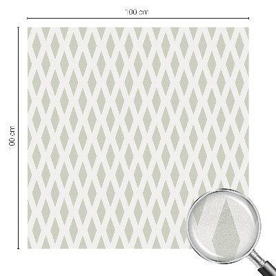 Coloured glass film for windows Diamond pattern