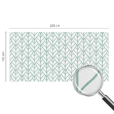 Decorative window film stained glass design Plant symmetry