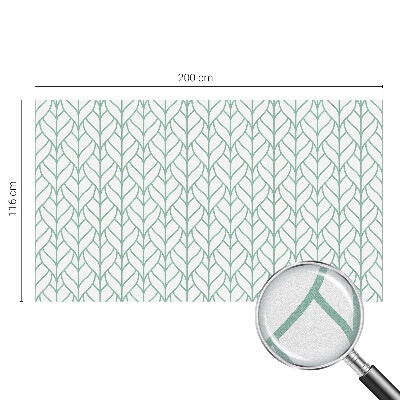 Decorative window film stained glass design Plant symmetry