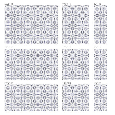 Privacy window film stained glass effect Floral rhombuses