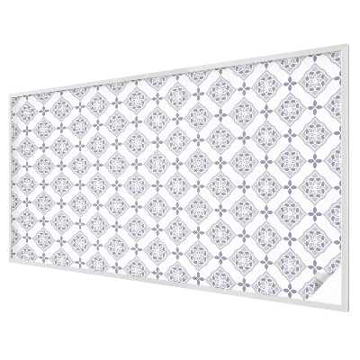 Privacy window film stained glass effect Floral rhombuses