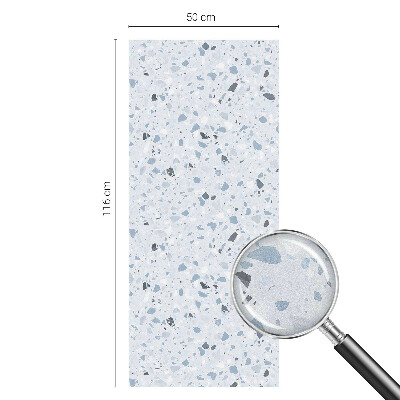 Frosted window film with stained glass pattern Modern mosaic