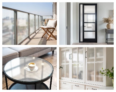 Decorative window film stained glass design Minor points