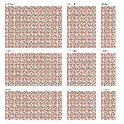 Privacy window film stained glass effect Geometric rhombuses