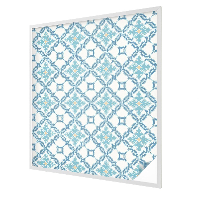 Frosted window film with stained glass pattern Classical symmetry