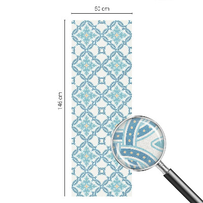 Frosted window film with stained glass pattern Classical symmetry