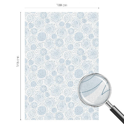 Decorative window film stained glass design Spiral patterns