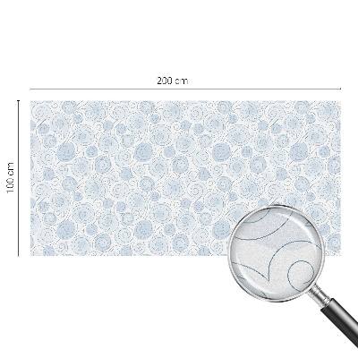 Decorative window film stained glass design Spiral patterns