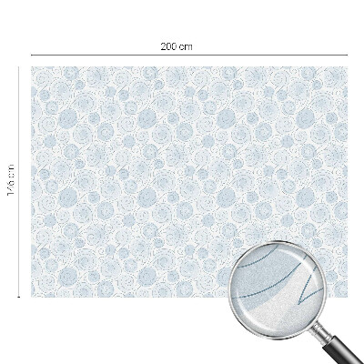 Decorative window film stained glass design Spiral patterns