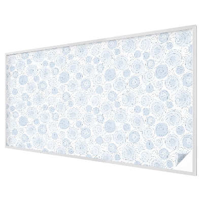 Decorative window film stained glass design Spiral patterns